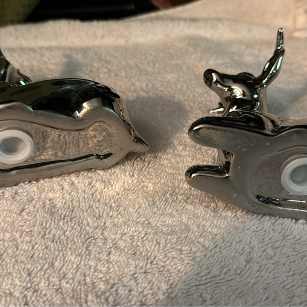 Silver Deer Salt and Pepper Set